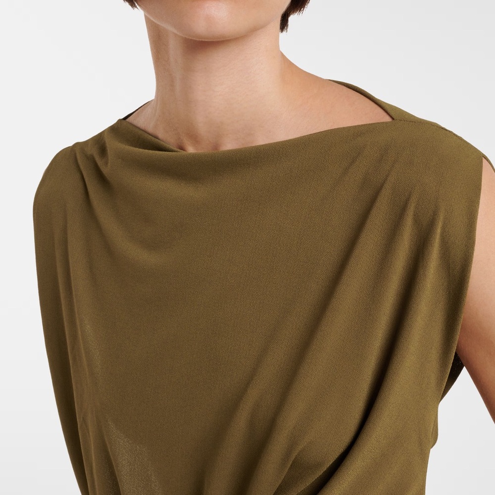Alex Perry Dropped Crepe Jersey Gown - Picture 4 of 7